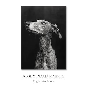 Greyhound Dog Poster For Dog Owner Gift For Dog Lover Greyhound Poster Printable Digital Art Poster