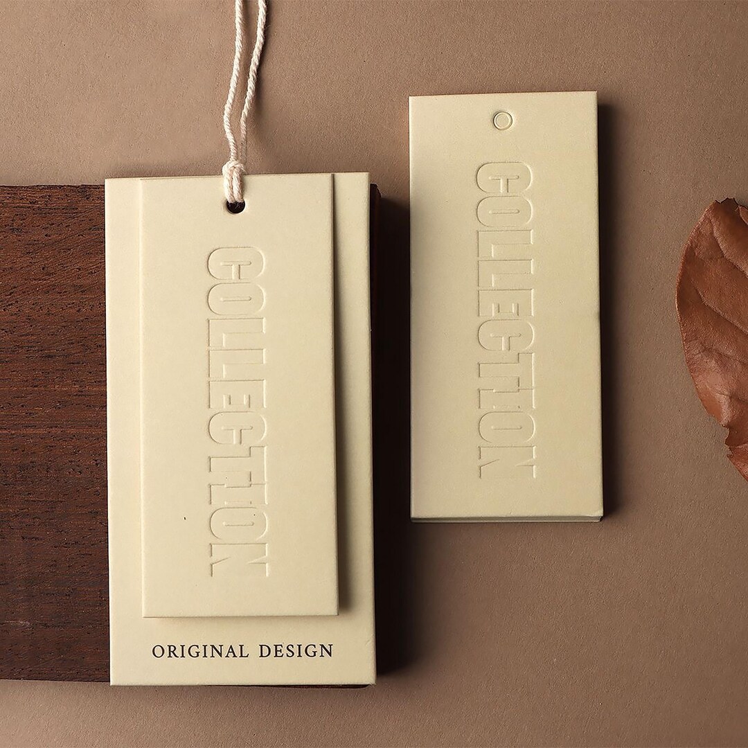 Perfect Tags Personalized Letterpress Rectangle Tags, Custom Gift Tags With Strings ...
