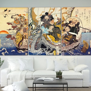 Seven Lucky Gods of Japan - Etsy