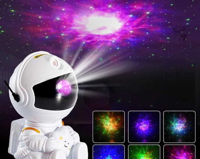Astronaut Galaxy Projector, Star Projector, Galaxy Night Lights, game room lights, lights for bedroom, gaming room lights, astronaut