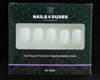 Clear Nails 4 Dudes