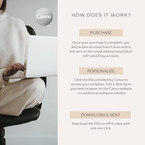 Floral Baptism Phone Invitation: Elegant Dusty Pink Template (Digital Download) image 7