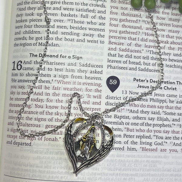 Miraculous Mary Silver Necklace