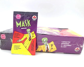 Mask Pogs & Slammer NOS Factory Sealed Milkcap Pack av WPF + Canada Games