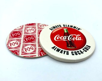 Vintage Coca-Cola double thick pog by World POG Federation & Holiday Inn