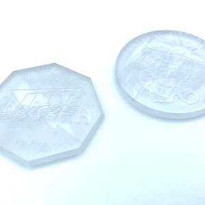 2 RARE Official Trov Trouncer Translucent Pog Slammers HTF Vintage 90’s