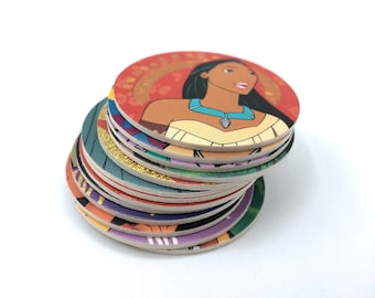 13 Pocahontas Pogs from World POG Federation & Canada Games
