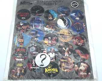 Sealed Knott's Berry Farm Collector's Set Series 1 of WPF POGS