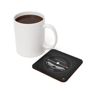 Turn Coordinator - Aviation Cork Back Coaster
