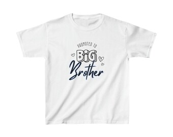 Promoted to Big brother T-shirt - Dark Text - *Shipped from USA*