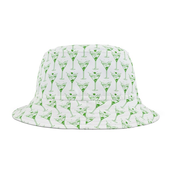 Green Martini Hat Etsy