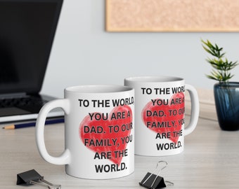 Fathers Day Mug 11oz Perfect Office Gift For Worlds Best Dad