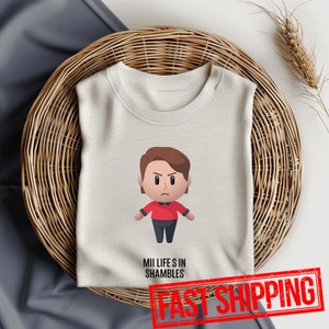 Mii Need A Cigarette Retro Sweatshirt - Inappropriate Dank Meme Hoodie, Weird T-Shirt, Funny Shirt, Offensive Humor, Gift for Birthday