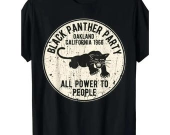Black Panther Party People Power Logo White Red Black T-shirt, Hip Hop Hoodie, Gift For Women's Men's Unisex Top, Adult Sweatshirt
