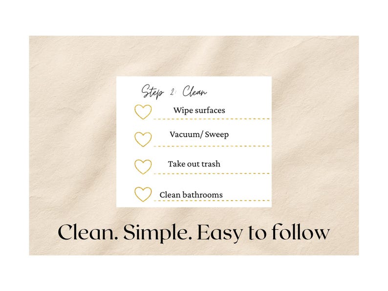 Weekly Home Reset Checklist | Cleaning Planner (digital Download) - Etsy
