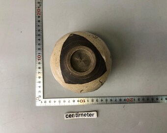 Y7565 CHAWAN Rengetsu Bowl Signed Appraisal Box Japan Antique Tea