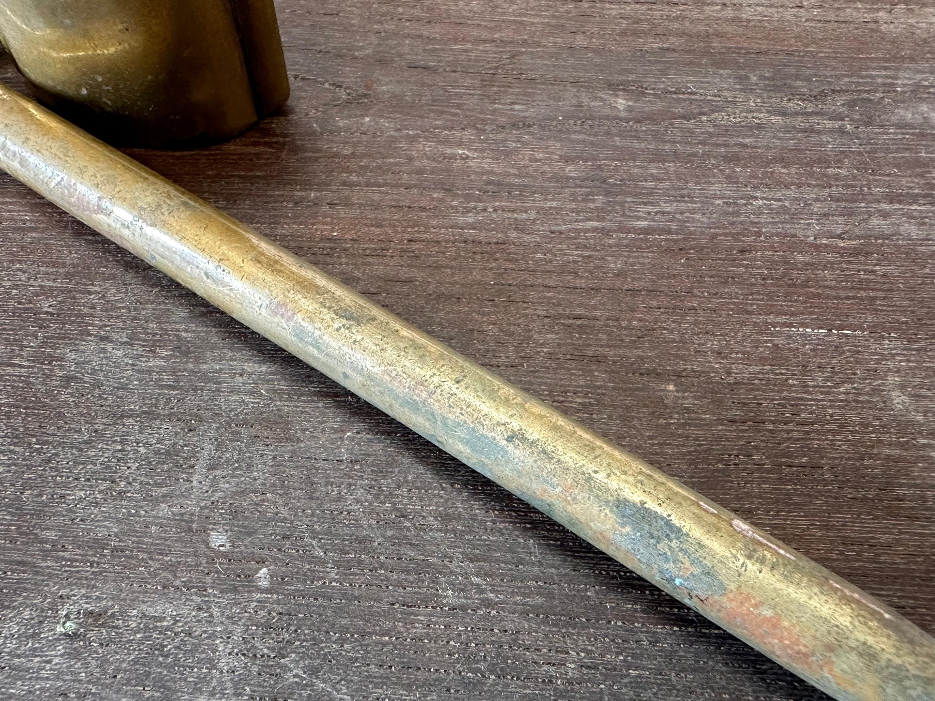 Y5099 YATATE Copper Stationery Japan Brush Inkwell Holder