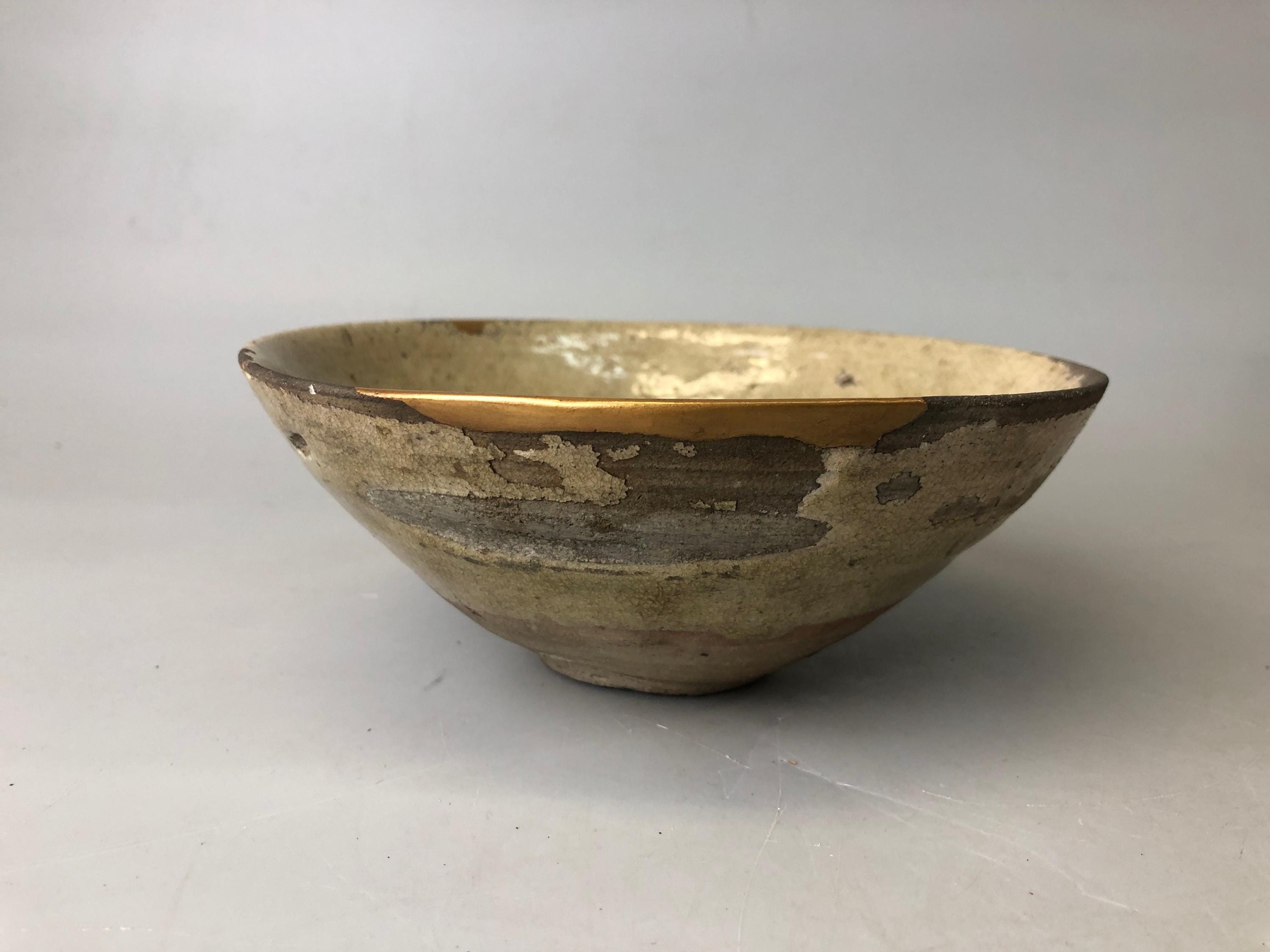 【原画】『wan on wan』 Y7479 CHAWAN Seto-ware Koseto Flat Bowl Box Japan Antique
