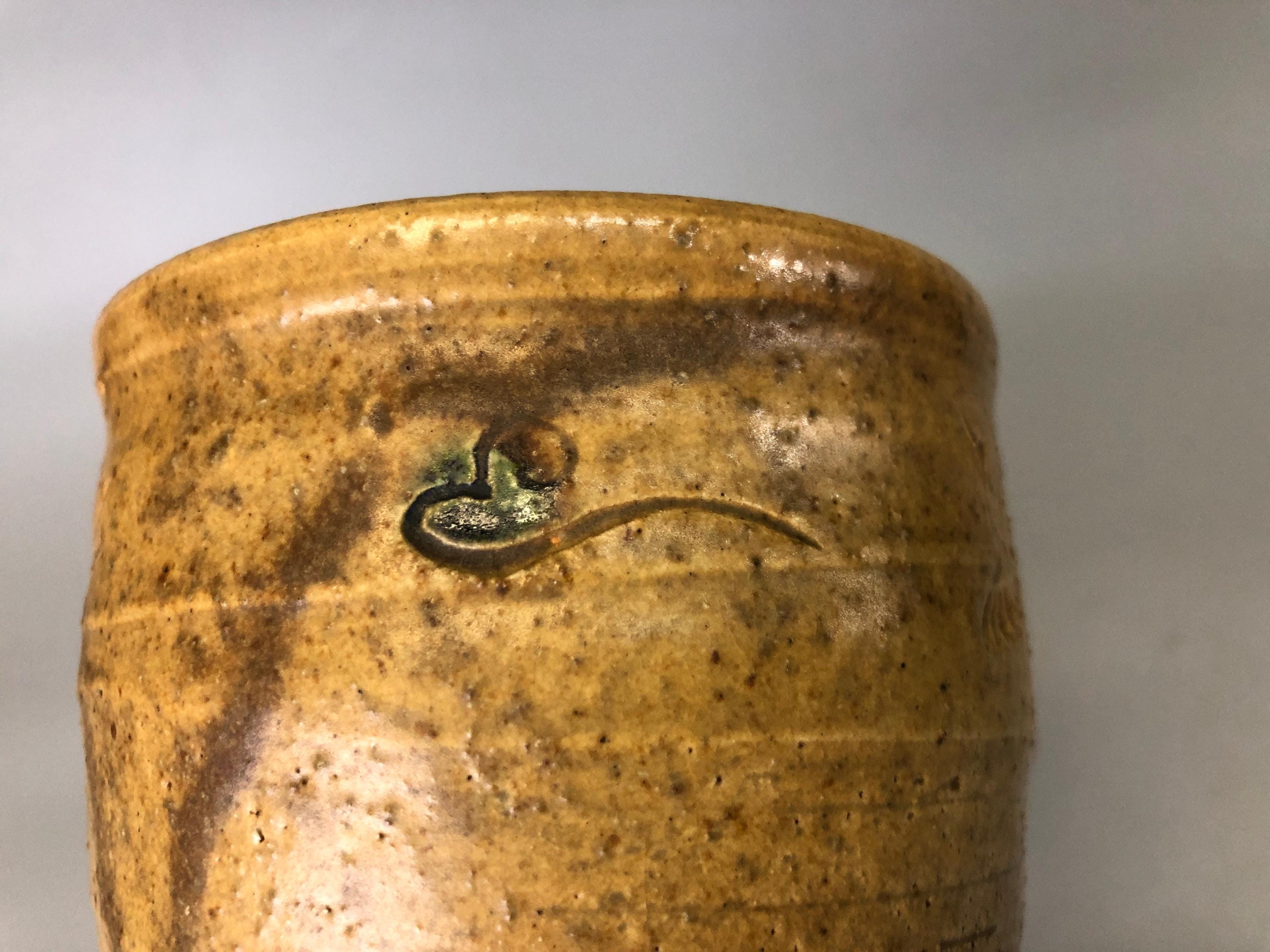 Y7462 茶碗 黄瀬戸焼 茶碗 銘箱 雲鶴 日本 アンティーク 茶道 - Etsy 日本
