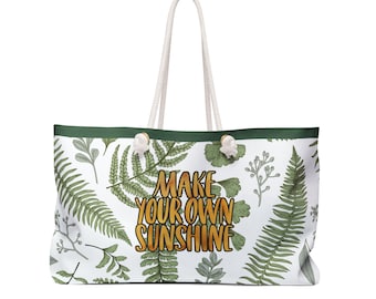 Summer Beach Bag Botanical Weekender Bag women's shopper, beach bag for vacation, beach, swimming pool, summer holiday, beach accessories