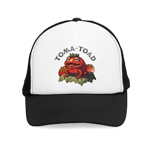 Toma-Kröte Trucker-Cap, Hut Mesh Hat Vintage-Stil Snapback Hut verstellbar, Trendy Trucker Mesh Hat, Retro Vintage Stil Snapback Hats Mans