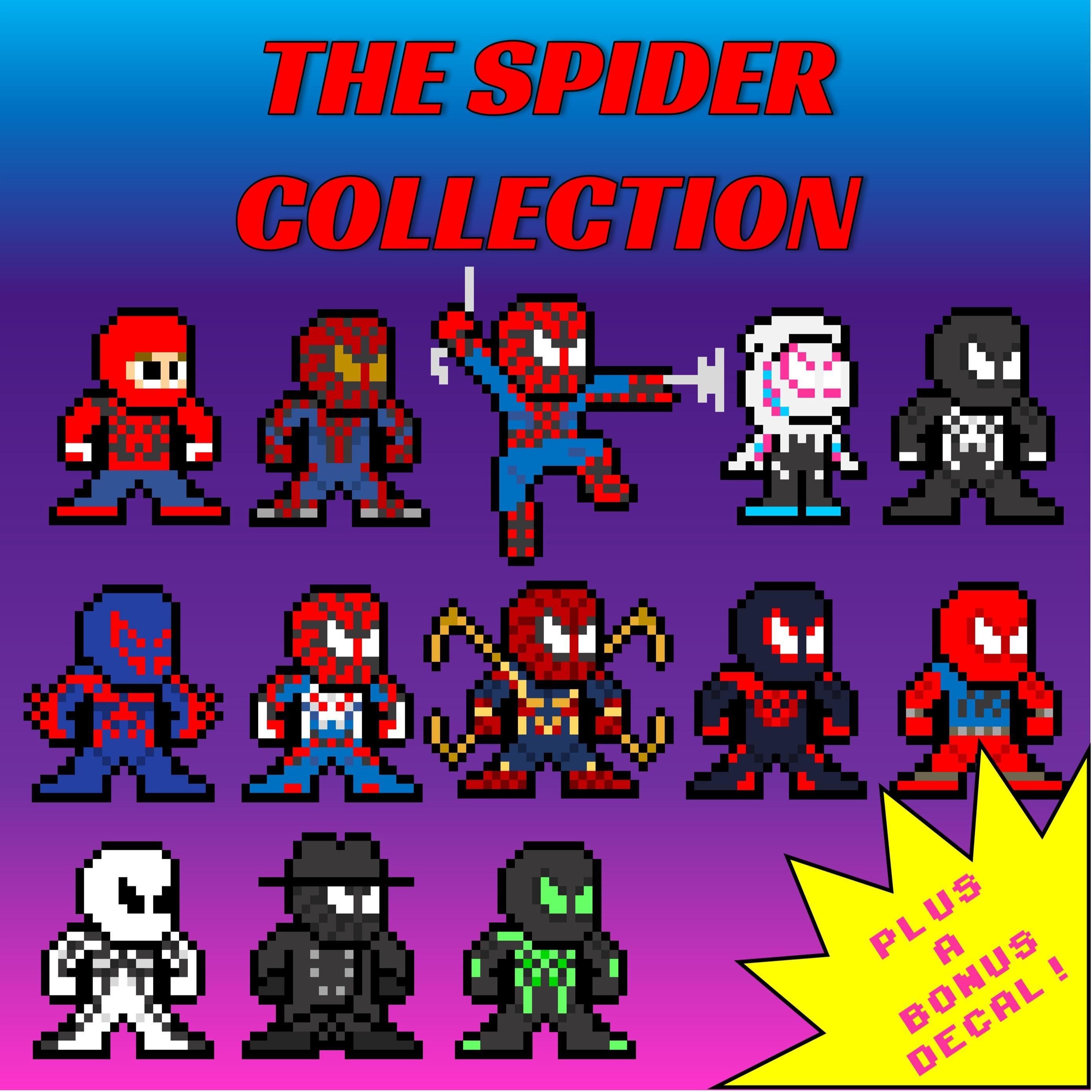 8-bit Retro Pixel Art Comic Stickers: Set of 13 - Etsy