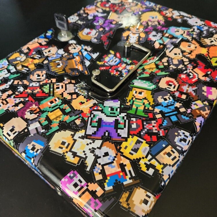 8-bit Custom Retro Sticker Set of 20: Pick ANY 20 Characters - Etsy