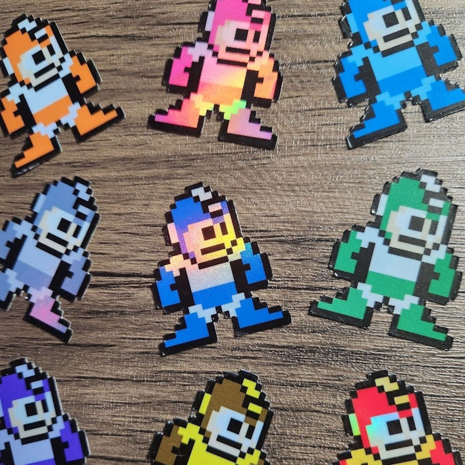 8-bit Sticker Set of 5 Individual Decals: Armageddon It - Custom Pixel ...