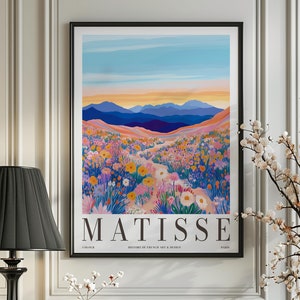 Henri Matisse Print - Aesthetic Matisse Poster for Modern Gallery Exhibition Art, Minimalist Neutral Wall Art, Matisse Cut outs Gift Idea