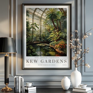 William Morris Druck, Kew Gardens Druck, London Druck, William Morris Poster, Vintage Wandkunst, Blumenkunst, Vintage Poster