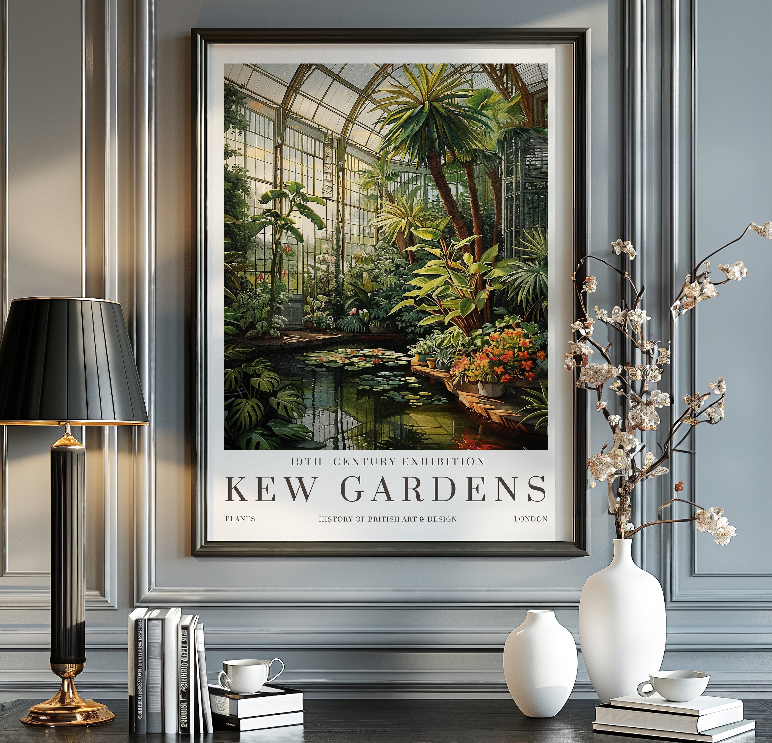 Kew gardens poster - Etsy 日本