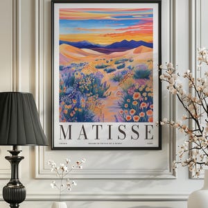 Henri Matisse Print - Aesthetic Matisse Poster for Modern Gallery Exhibition Art, Minimalist Neutral Wall Art, Matisse Cut outs Gift Idea