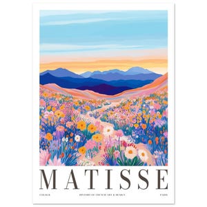 Henri Matisse Print - Aesthetic Matisse Poster for Modern Gallery Exhibition Art, Minimalist Neutral Wall Art, Matisse Cut outs Gift Idea A4 21x29.7 cm / 8x12″