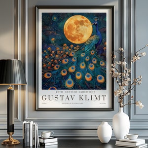 Gustav Klimt Print, Klimt Museum Poster, Gustav Klimt Poster, Klimt Exhibition Poster, Gustav Klimt Painting, Flower Garden, Flower Market
