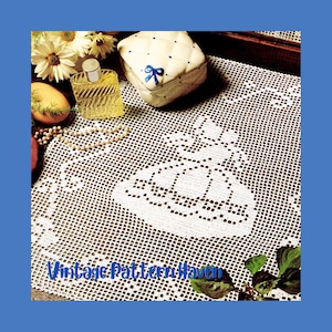 Crochet Patterns Dresser Scarf - Etsy