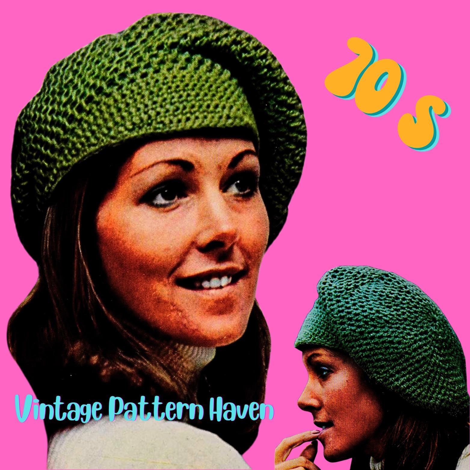 70s Beanie - Etsy
