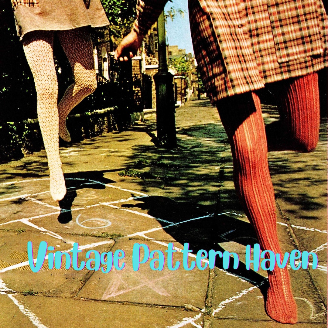 Lace Stocking Pattern Vintage Lace Stockings Knitting Pattern | 70s Retro Lacy Winter Legwear ...
