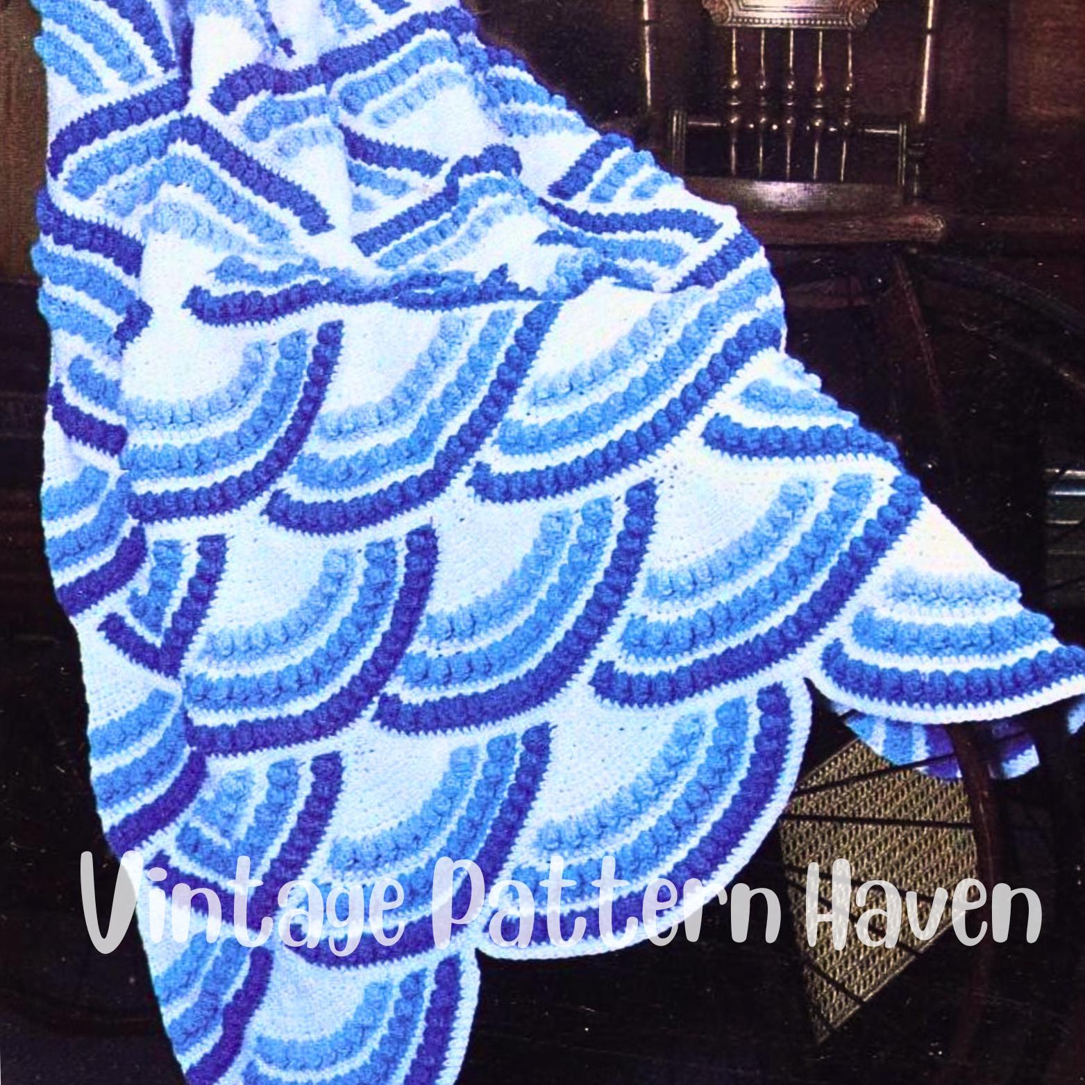 1950s crochet blanket - Etsy 日本