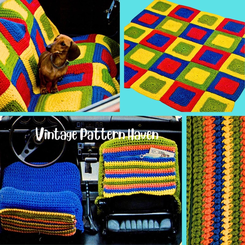 Car Rug Pattern Car Seat Rug Cover - Etsy