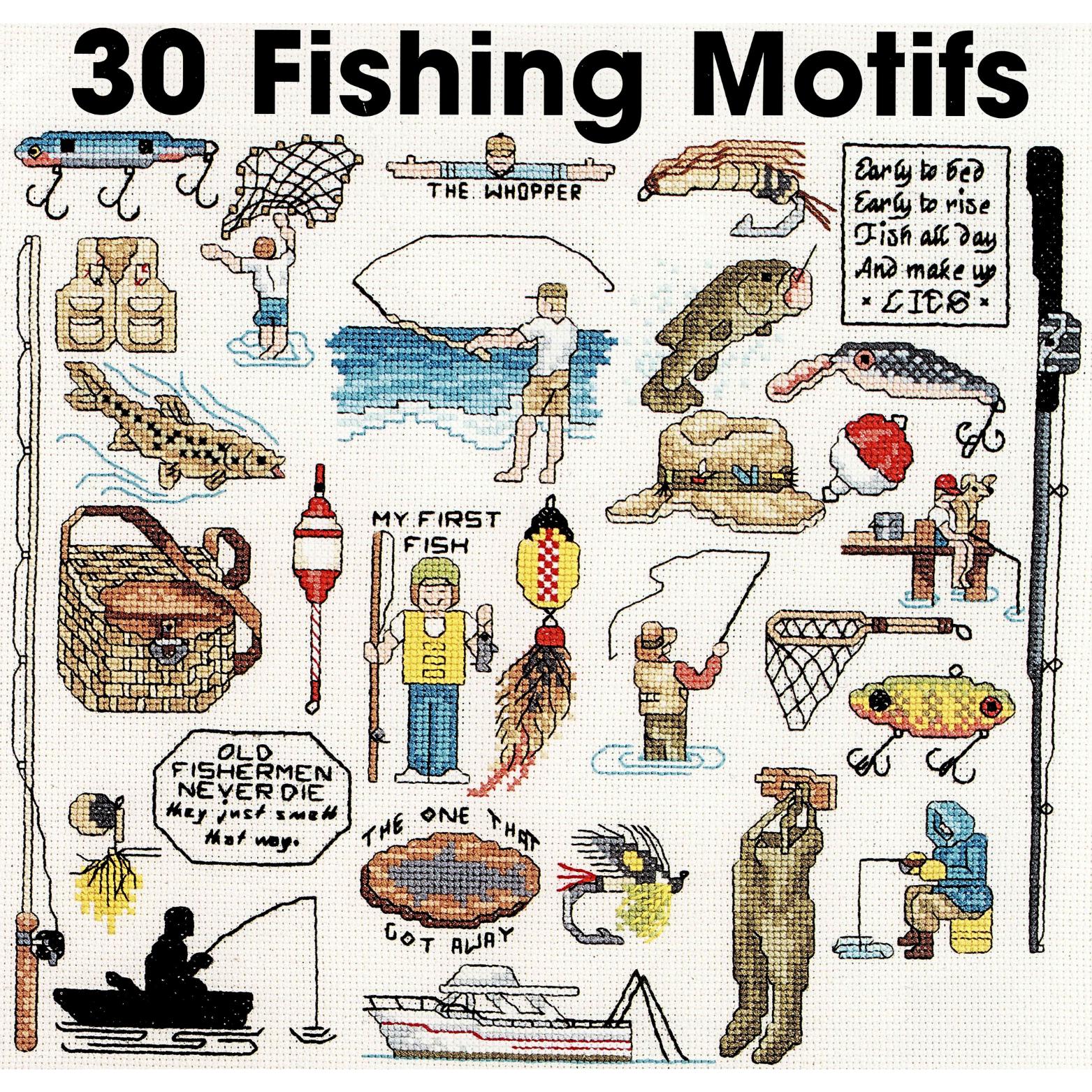 Fishing Cross Stitch - Etsy, image size:1563x1563