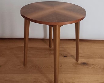 Vintage salontafel | Serveertafel | Houten Regency bijzettafel | Rustieke woondecoratie