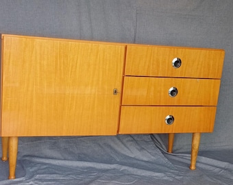Vintage Sideboard / Cabinet / Drawers Sideboard / Credenza / Chest of Drawers / Vintage Furniture / Yugoslavia / '70s