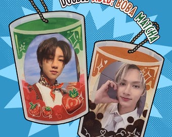 Boba/Matcha Double Sided Photocard Holder