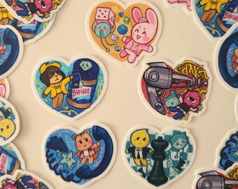 SHINee Hearts Stickers