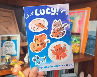 Kband Lucy Animals Sticker Sheet