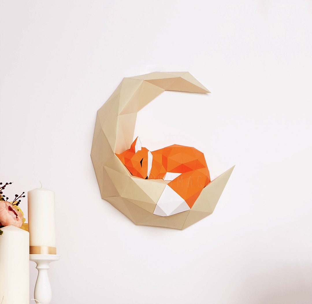 Dragon Papercraft Template, 3d Low Poly Papercraft, Diy Decor for ...