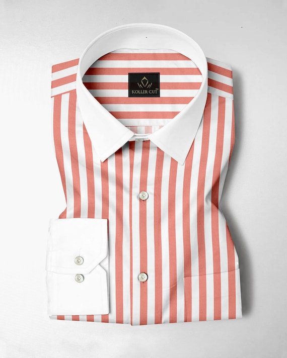 apricot dress shirt Sudbury Cotton Linen Apricot Shirt