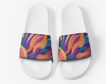 Colorful Abstract White Slides