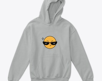 Cool Emoji Kids Classic Pullover Hoodie