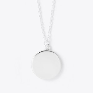 Love My Dog Circle Pendant Necklace image 2